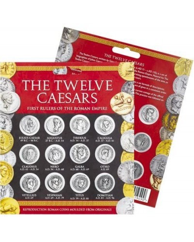 Twelve caesars denarius coin - caesars,
