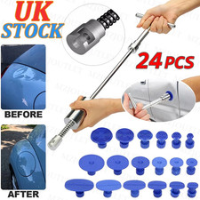 24pcs Car Paintless Dent Removal Kit Slide Hammer Repair PDR Glue Puller Tab UK