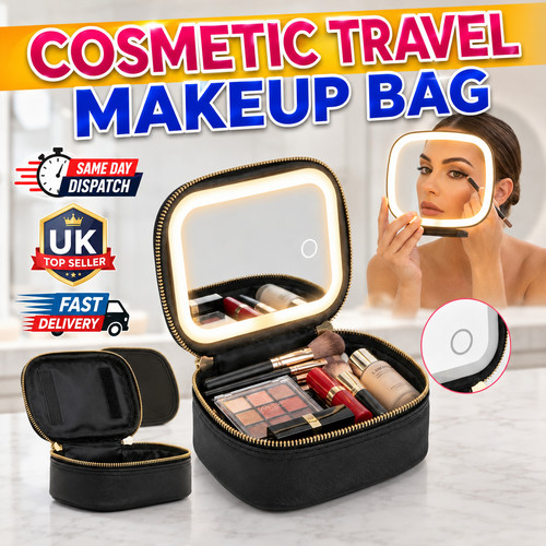 Makeup bag with light - light, up