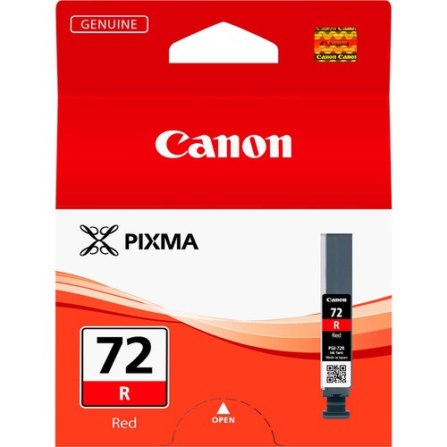Original canon pgi 72r red - red, ink