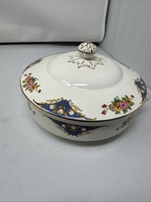 Keeling And Co Covered Dish Serving Floral Vintage Losol Ware