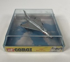 Corgi Lintoy Aircraft 1304 MIG-21 P.F Sliver In Original Case 1972