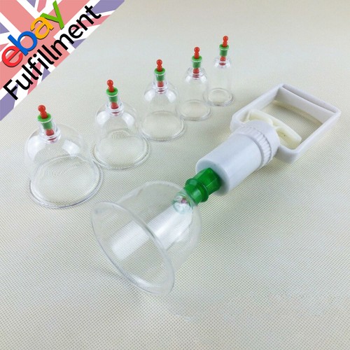 6pcs vacuum cupping suction - vacuum, w/suction