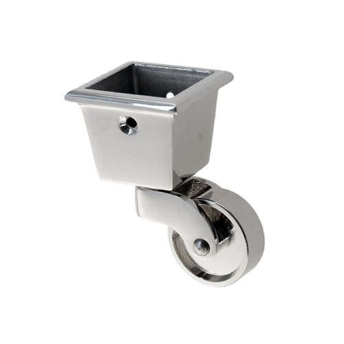 Cast brass square cup - 1-1/4",