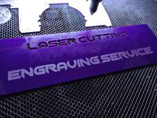 CO2 Laser Cutting and Engraving Service / Wood / MDF / PMMA Acrylic / Slate