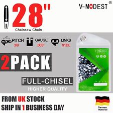 2PACK 28" Chainsaw Chain Fits
