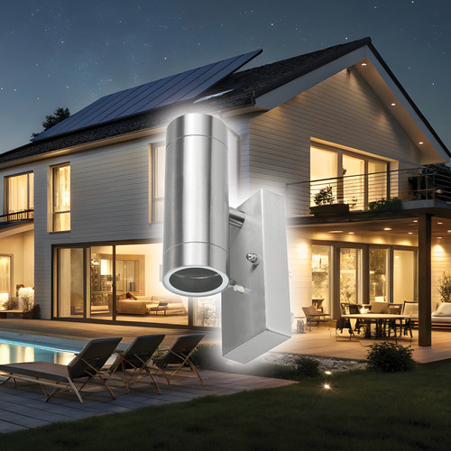 Wall light gu10 down with - wall,