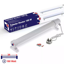 Morris Tubular Heater 3ft Tube 180W Water Resistant Greenhouse Conservatory