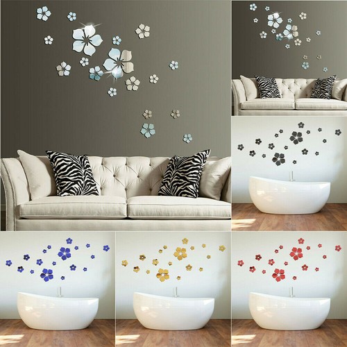 Diy mirror acrylic flower - 3d,