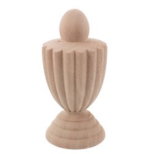  Indoor Wood Finials Unfinished Post Flagpole Topper Decorative Stairs