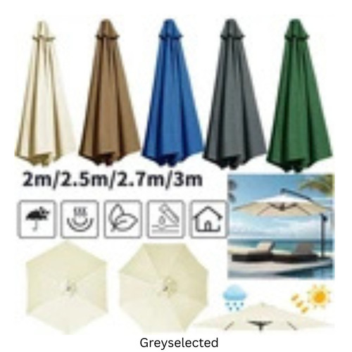 Large parasol umbrella - 2m,