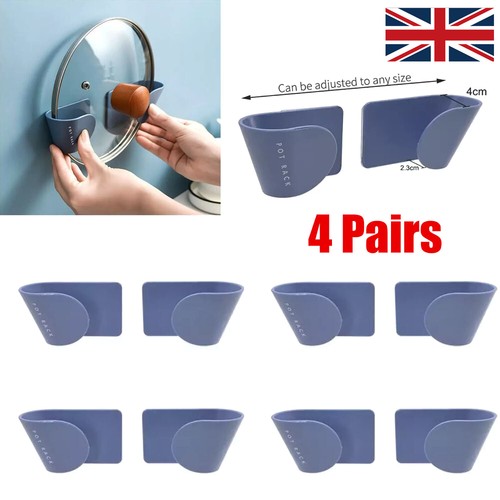 8pcs pan lid holder saucepan - 8pcs,