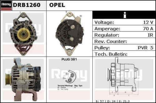 Alternator for vauxhall - vauxhall, /