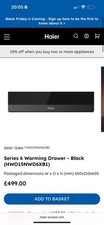 Haier Warming Drawer - Ex