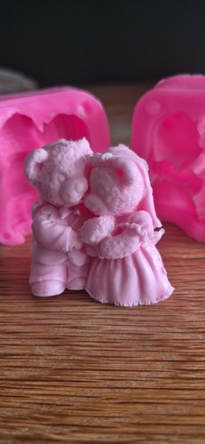 Cute teddy bears - bears, bride