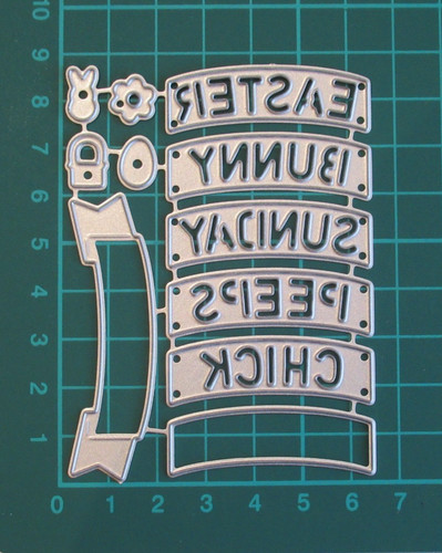 Easter banner metal cutting - easter,