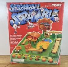 Vintage 1980s Original Tomy Screwball Scramble Family Fun Game 3+ Missing Hoop