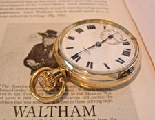 Waltham Pocket Watch 14ct Gold