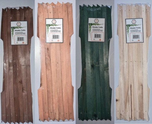 Garden gardeners dark wood - 3x,