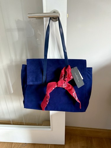 Zara navy blue - zara, suede