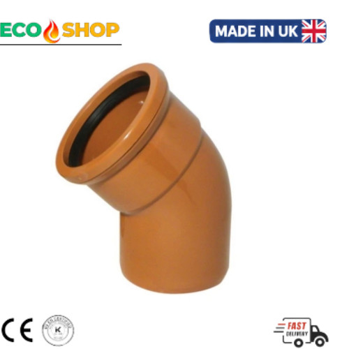 Degree 110mm drainage bend - drainage,
