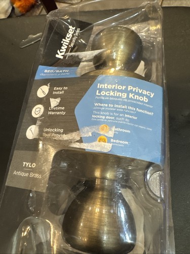 Kwikset bed and bath tylo - and,