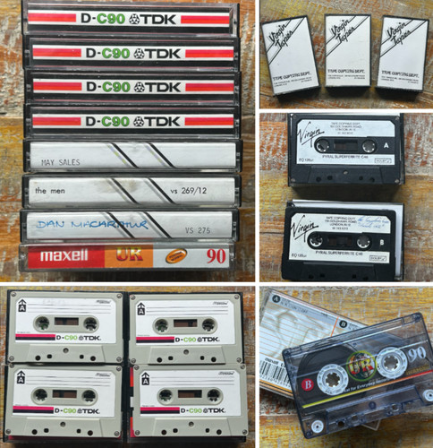 Vintage cassettes tdk c90 - 8x,