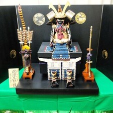 VINTAGE JAPANESE SAMURAI ARMOR SET 40 Years Old  WITH Chest Box from Japan