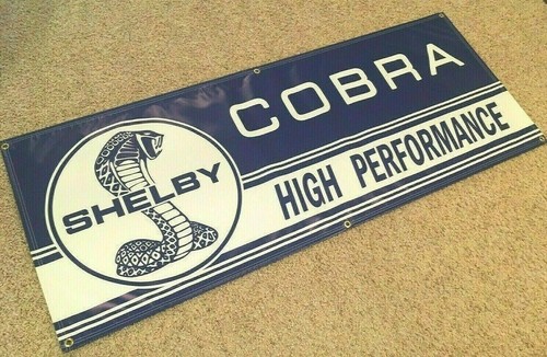 Shelby cobra garage - shelby, banner