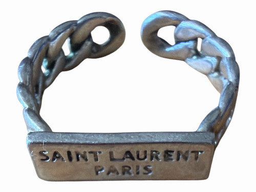 Saint laurent silver - silver, tone