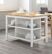 IKEA Stenstorp Kitchen Island/Breakfast Bar White, 1260X790X900MM