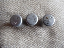 3 x Race Pigeon Aluminium Thimbles..for  Pigeon racing clocks