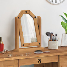 Corona Mirror Single Dressing Table Mexican Solid Pine by Mercers Furniture®