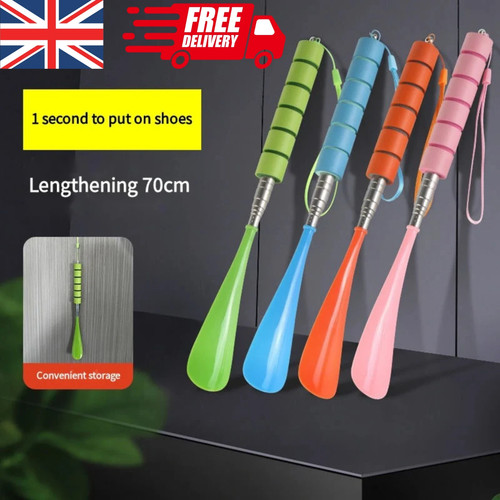 Adjustable shoe horn with - adjustable,
