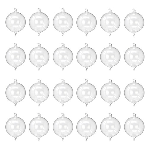 Hanging clear glass ball - clear,
