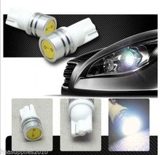 2x T10 W5W 501 A SMD LED HIGH POWER COB CAR SIDE LIGHT WEDGE XENON WHITE BULBs.*