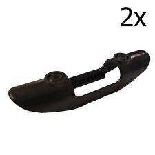 2 x  PADDLE KEEP HOLDER (75mm hole centres) canoe kayak marine boat oars