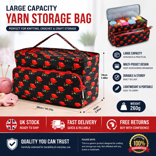 Knitting yarn bag storage - yarn,