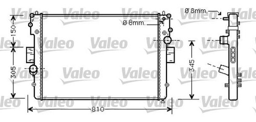 Radiator parts valeo 734448 - radiator/parts,