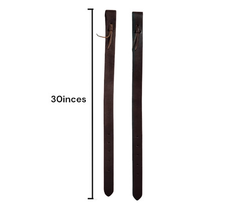 Set leather rear - of, saddle