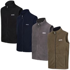 Regatta Mens Body Warmer Micro Fleece Gilet Sleeveless Warm Full Zip Vest Top