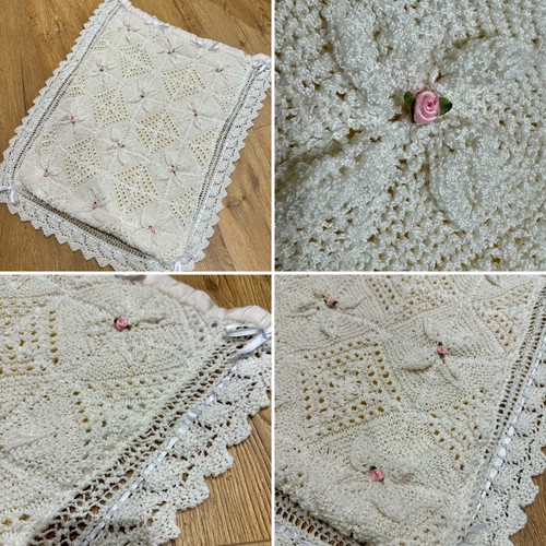 Vtg antique crochet - crochet, back
