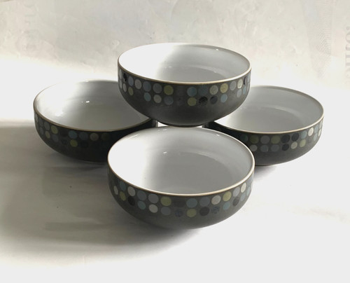 Denby jet dots large - jet, cereal