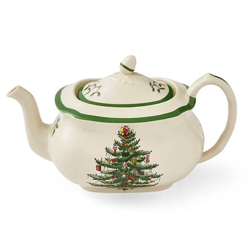 Spode christmas tree teapot - tree,