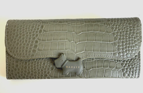 Radley crest green - crest, leather