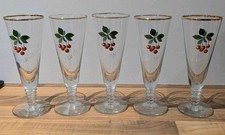 Set Of 5 Vintage 1960s Cherry