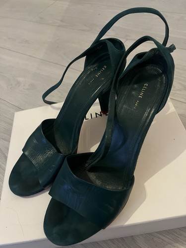 Celine green shoes real - green,