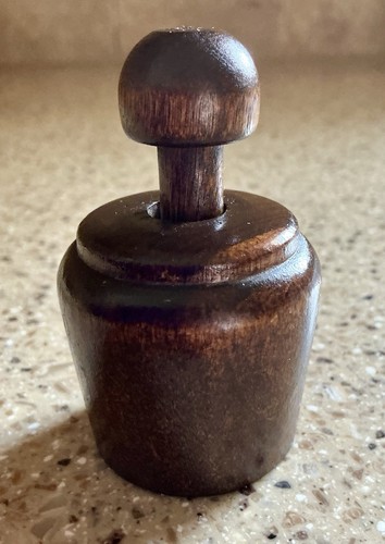 Vintage primitive wooden - vintage, 2.5"