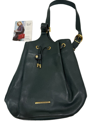 Texier crossbody leather green - texier,