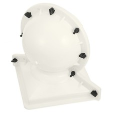  Roman Column Ball Mold 12inch Balustrade Top Ornament Mould for Fence Post Caps